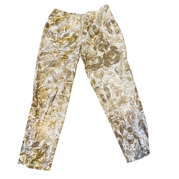 Piazza Sempione Pants - PIAZZA SEMPIONE Printed Audrey Capri Pants